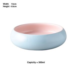 Ceramic Cat Bowl Food Bowls High Foot Dog Anti-Tip Drinking Water Pet 陶瓷 猫碗 猫咪 食盆 高脚 狗粮碗 防打翻 饮水碗 宠物