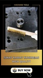 Sikat kawat kuningan pembersih karat 8baris eagle terlaris gagang kayu