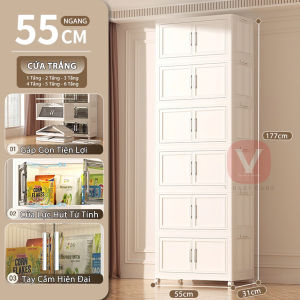 Tủ Nhựa Đa Năng Tủ Nhựa Đựng Đồ Gấp Gọn Sức Chứa Rộng Rãi V-BABY OZ