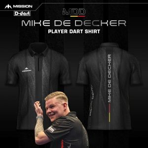 Mission Player Dart Shirt - The Real Deal (Mike De Decker) Darts Shirt