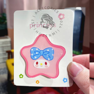 HR012 Jepit Rambut Sanrio Kuromi Melody Cinnamon Bentuk Bintang Anakanak Dewasa Aklirik