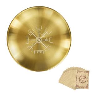 Tà giáo Nghi Lễ khay bàn thờ tấm tarots nến tấm trang trí trà chân đèn trang sức pha lê lưu trữ khay dễ dàng sử dụng