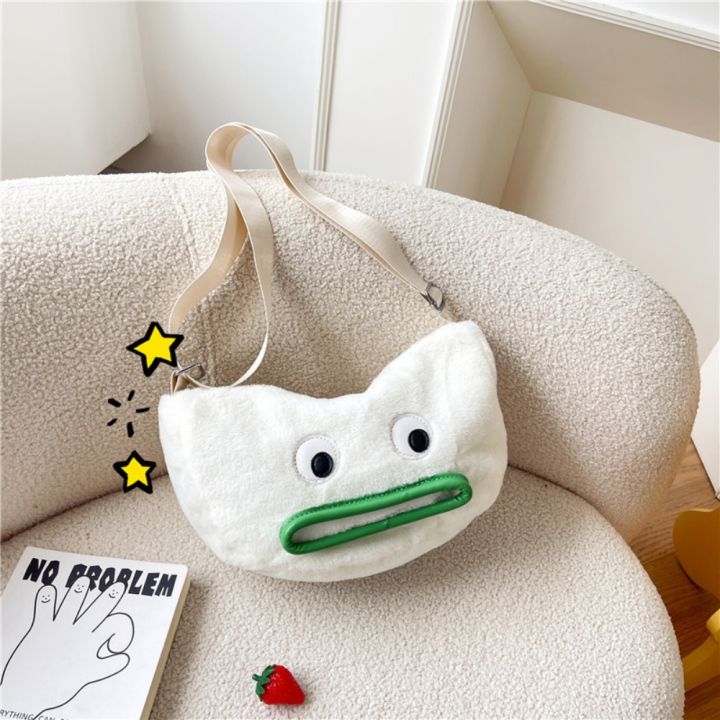 VBBN Sausage Mouth Large Sausage Mouth Crossbody Bag Cartoon Character ...