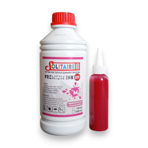 Polyflex Solitaire Tinta Ink Warna CMYK Untuk Mesin DTF Paper Transfer Film 100ml