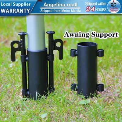 Tent Flysheet Pole Tarp Stable Awning Pole Holder Camping Tent Pole Holder Fixed Tube Bracket