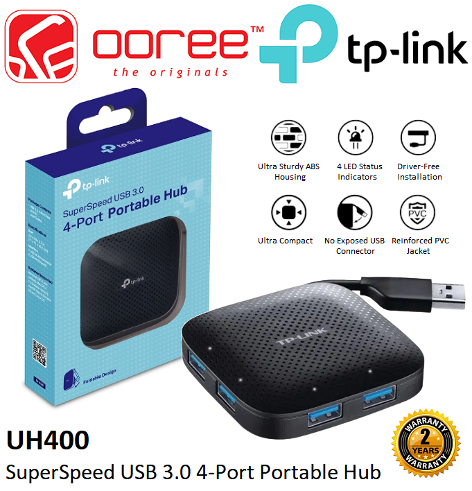 TP-LINK UH400 (4 PORTS CABLE) / UH700 / UH720 (WITH 2 USB CHARGING ...