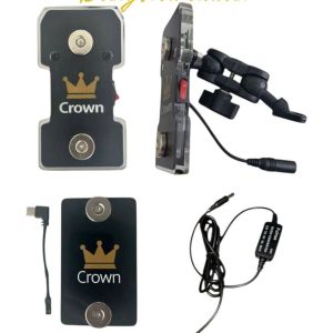 GIÁ ĐỠ ĐIỆN THOẠI XE MÁY Crown (PHIÊN BẢN TIÊU CHUẨN + Tặng Dù che điện thoại)