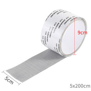 AMORELOVE High Quality Window Screen Repair Kit Door Window Patch Tape Strong Adhesive Long Lasting Fiberglass Covering Mesh Repair 1Roll