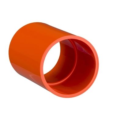 PVC ORANGE Electrical Fittings COUPLING 1/2