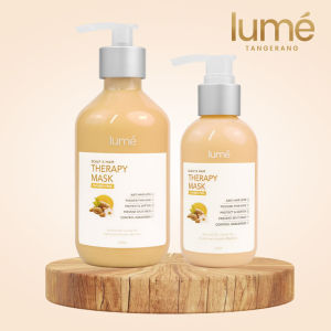 LUME Scalp Hair Therapy Mask With Hydrolyzed Keratin Hair Mask Non Paraben Conditioner Non Silikon Perawatan Rambut Rontok Rambut Bercabang Ketombe Kering Lumecolors Skincare Hair Care Masker Rambut