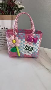 Handbags in 12 colors woven bags classic vintage style. new fashion large bag