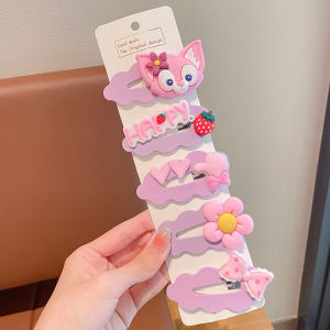 COD Jepit Rambut Set 5Pcs Jepitan Wanita Korea Anak Perempuan Lucu Karakter Cantik KCR36