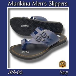 Marikina AN-06 Mens Casual non-slip sole slippers with Double-Stiches assorted