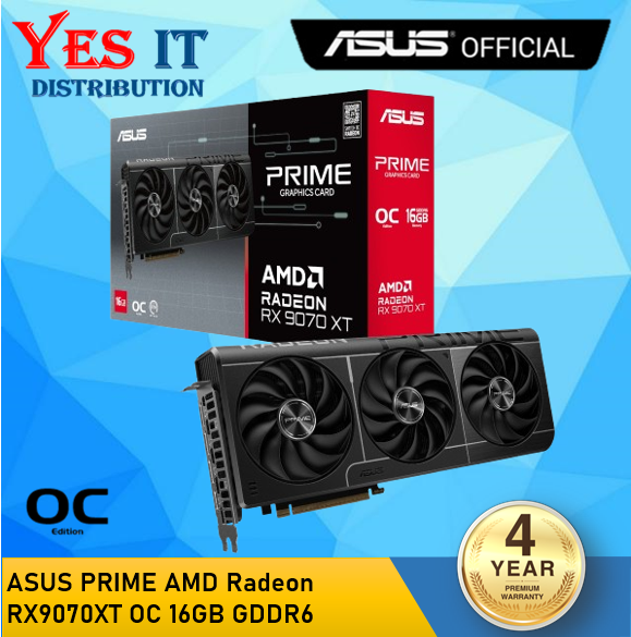 ASUS Prime RX 9070 XT OC Edition 16GB 新品】ASUS Prime Radeon