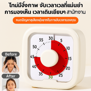 อเนกประสงค์ ตัวจับเวลา ตัวจับเวลา ใหญ่ เล็ก สามารถดูด ตั้ง หรือแขวนได้ การเรียนรู้อย่างมีวินัยในตนเอง