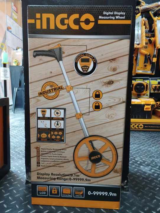 Ingco HDMW23 Digital Display Measuring Wheel, Measuring Range: 99999.9M At ₹ 2650/piece In Udaipur