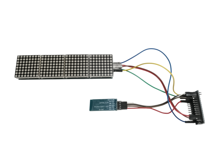 DIY ELECTRONICS BLUETOOTH SCROLLING TEXT LED MATRIX with ARDUINO and HC ...