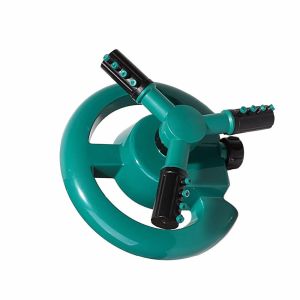 360 Degree Rotary Garden Water Sprinkler Lawn Irrigation Sprinklers Lawn Nozzle Circular Sprayer Three Arm Water Sprinkler