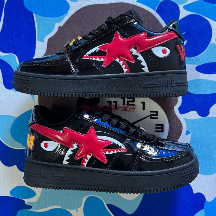 A bathing ape hot sale bapesta shark black