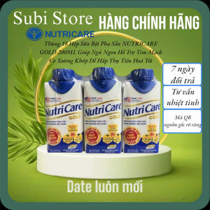 Sữa Dinh Dưỡng Pha Sẵn Nutricare Gold (18 hộp x 200ml/thùng) check mã vạch sp