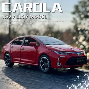 1:32 TOYOTA Corolla Alloy Car Model Diecasts & Toy Metal Vehicles Simulation Sound and Light Collection Kids Toy Gift
