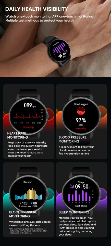 S10 Smart Watch Blood Pressure Oxygen Heart rate Monitoring