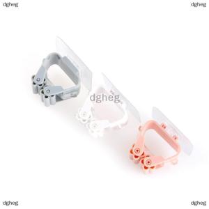 [COD] dgheg Wall Mounted Mop Holder Brush Broom Hanger Umbrella Clip Bathroom Storage Rack