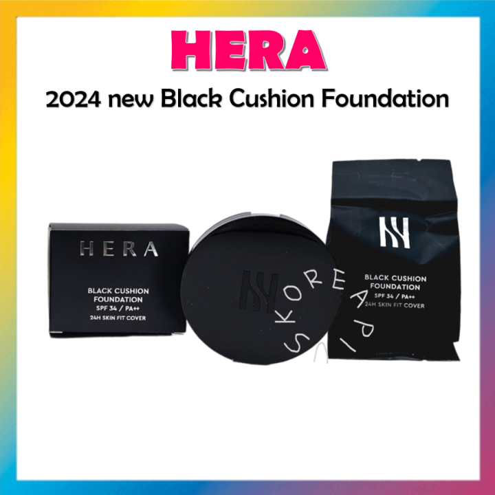 [HERA] Black Cushion SPF34 PA++ 15g & Refill 15g | Lazada PH