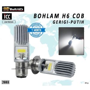 Bohlam LED H6 COB GRIGI AC DC MERK ICC ORIGINAL POWER LED