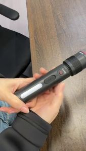 ICON Rechargeable Flashlight Super Bright USB-C Torch Zoomable Waterproof Battery Display for Outdoor Emergency