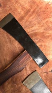 Made in Germany ขวานม้ง ตราจระเข้สามดาว ขวานเจาะท่อนซุง ขวาน ขวานเจาะซุง ขวานควาญช้าง ขวานโบราณ ขวานเยอรมัน 1.6 kg