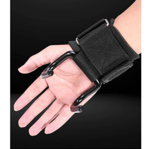 SSTimalls Thắt lưng kéo dây đai Nâng vít đơn Pull Up Hỗ trợ Hook Barbell Hard Pull Chống trượt thép Hook Brace