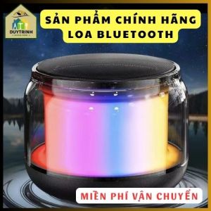 Loa bluetooth không dây có đèn LED nhiều màu sắc có đầu gắng thẻ nhớ