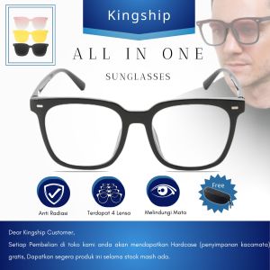 Kingship All In One Sunglasses Gratis 4 Lensa
