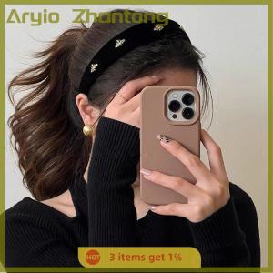 Aryio ที่คาดผมแบบห่วงสำหรับผมย้อนยุคที่คาดผมแบบกว้างมีห่วงคาดผมแฟชั่นอเนกประสงค์สไตล์ฝรั่งเศสสำหรับผู้หญิงผู้หญิงเครื่องประดับผม