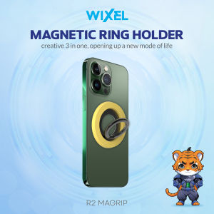 WIXEL R2 Magrip Magnetic Ring Stand Phone Holder MagSafe Silicone Strong Magnet Iring I Ring Silikon Kuning