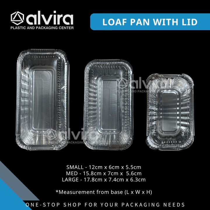10pcs Aluminum Loaf Pan with Lids Small Medium Large Oven Safe