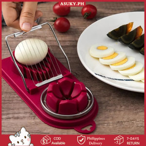 COD【Local Deliver】Stainless Steel Fruite Egg Cutter Multifunctional Cutting Egg Slicers Wire Kitchen Accessories