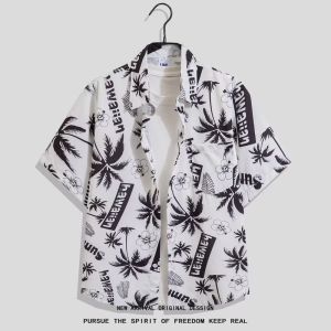 YN299 M-3XL ลด 50% ใช้โค้ด เสื้อเชิ้ตลำลองพิมพ์ลายล่าสุด No.106 มีแบบให้เลือกเสื้อสงกรานต์