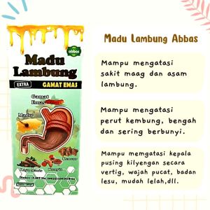 Madu Lambung Abbas - Spesial Atasi Maag - Gerd - Asam Lambung