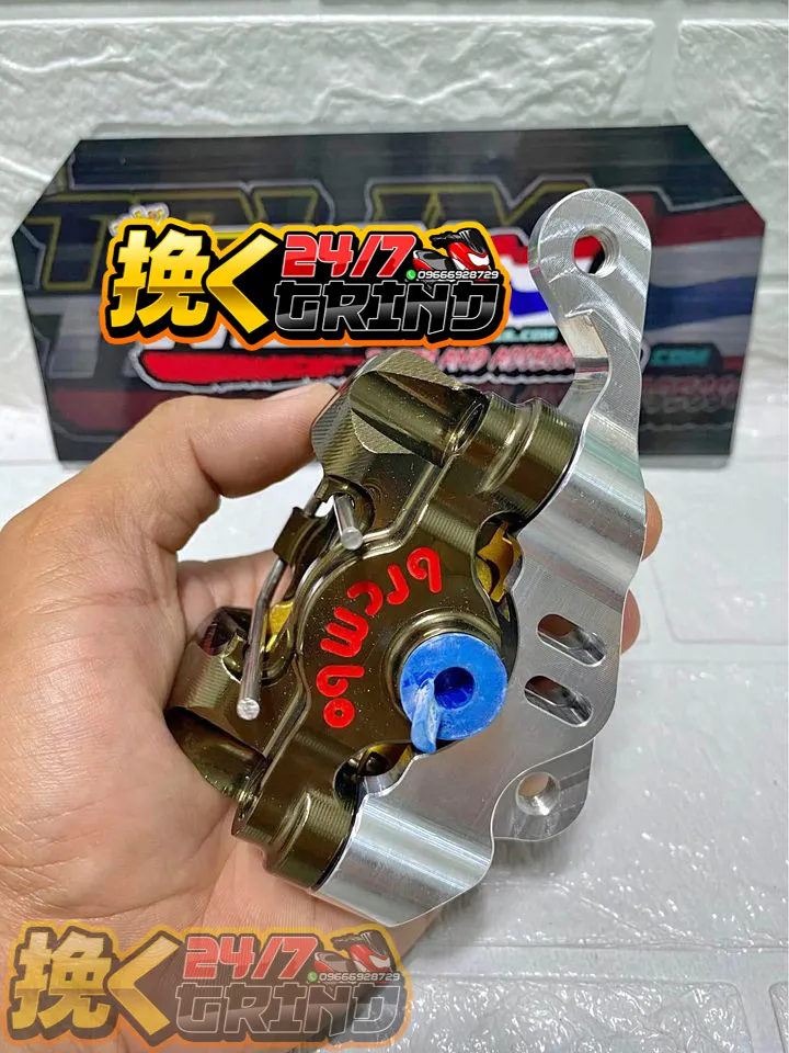 ボムギュ LAZADA DORAEMON CALIPER WITH BRACKET FOR HONDA WAVE / XRM THAILAND MADE