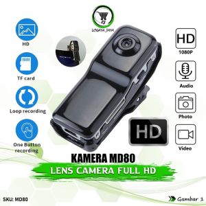 Spy Camera Mini Thumb DV DVR MD80 Kamera Digital Portable HD 720P Camcorder Perekam Vidio Audio Recorder Action Camera Aksi Sport Camera Pengintai Mata mata Mini Cam Outdoor Tersembunyi Kamera Kecil Unik Murah Original