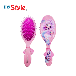 My Style TM 1230 PINK Hairbrush - Sisir Gagang Karakter Anti Kusut Anak Perempuan