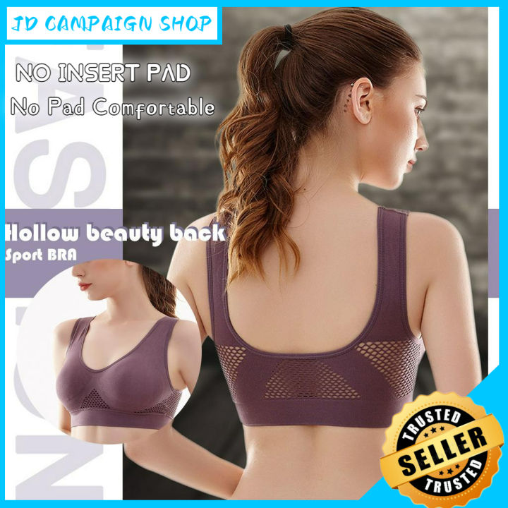 No steel Ring Breathable Mesh Bra Large Size Comfortable Underwear