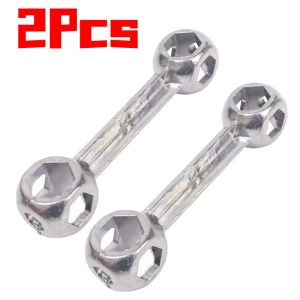 【WOKEN】5Pcs Multifunctional Hexagonal Bone-shaped Repair Spanner Bicycle Multi-purpose Plate Hand Repair Tool 10-In-1 Screw Helper Socket