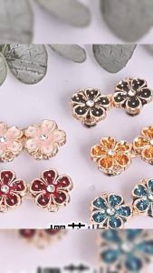Nurm Fashion Flower Tighten Waist Buckle Pins Waist Clip Adjustable Snap Detachable 1 Set