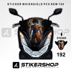 stiker whiensield - visor - tameng - variasi motor pcx new 160 gambar keren 185 - 192