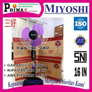 STAND FAN KIPAS ANGIN BERDIRI 16in 16 inch 16inci MIYOSHI MURAH PE 3