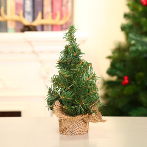 Mini Christmas Tree Xmas Artificial Tabletop Decorations Snow Tree Ornaments