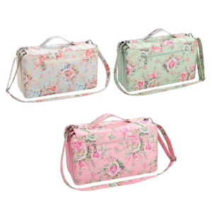 High Capacity Leather Marker Bag 120 Slot Marker Organizers Carrying Case Zippered Storage Bag For Artists And Student